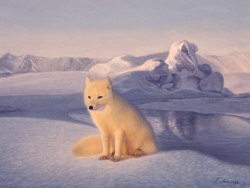 Arctic Fox • 12 x 16